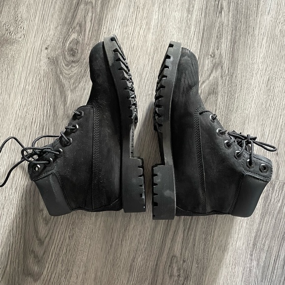 Timberland boots black suede 3.5y - Picture 7 of 7